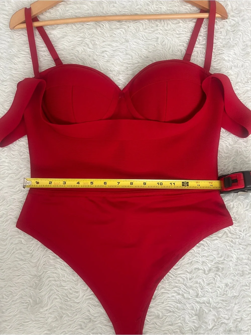 NWT Fashion Nova My Revenge Bandage Bodysuit RED Size XL - Picture 8 of 9